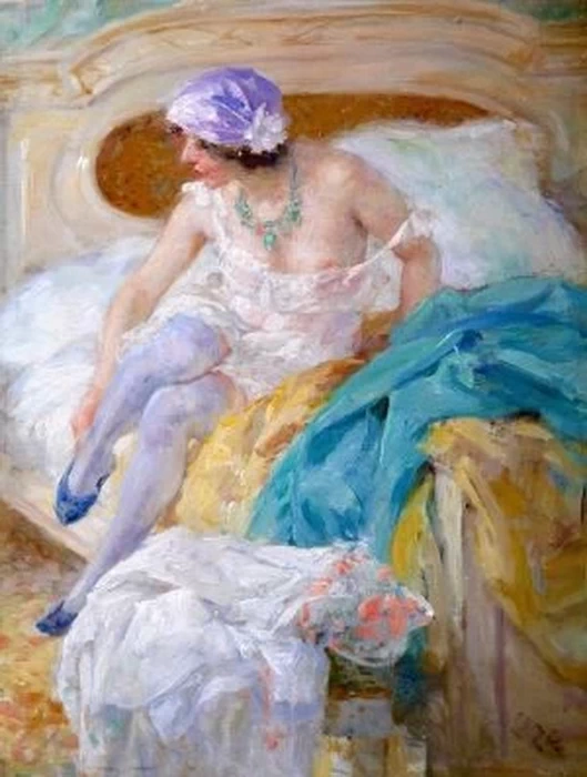 Nudo in un boudoir